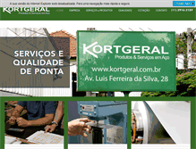 Tablet Screenshot of kortgeral.com.br